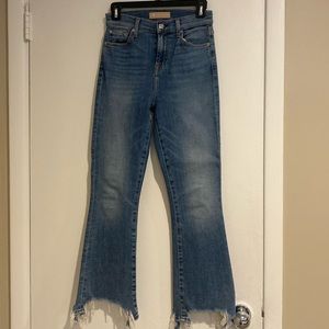 7 for all Mankind Ankle High Rise Jean